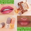 DuoZeng Lip Plumper Set,Lip Plumper Oil Gloss Moisturizing Lip Plumper Lip Care Serum,Hydrating Plump Gloss Reduce Fine Lines,Lip Plumper for Day & Night Use Set B（2Pcs）