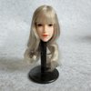SSbeauty M 1/6 Scale Female Head Sculpt Pale Skin Silver Hair Girl Head Carved for 12inch Action Figure Body Doll