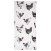 fillURbasket Rooster Kitchen Towels Set Farmhouse Dish Towels Farm Kitchen Towels Set Farm House Kitchen Towels Gift Set Cotton 15”x25”