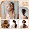 Randota Hair Ties No Damage, 15PCS Ponytail Holders, Hair Rubber Bands No Damage, Thick Hair Ties, Elastic Hair Ties for Thick Hair, Braided Hair Bands for Women’s Girls Hair