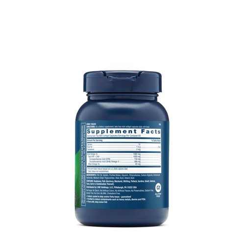 GNC Triple Strength Fish Oil Mini,120 Mini Softgels