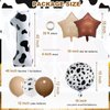 Cow Print Birthday Party Balloons,40 Inch Big Cow Print Mylar Foil Number 1 Balloon for Baby Shower Kids 1st Birthday Party Supplies,Cow Themed Western Cow Print Balloons Party Decoration