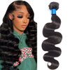 Cranberry Hair Unprocessed Virgin Hair Body Wave Brazilian Hair 12 inch One Bundle 100% Unprocessed Human Hair Extensions Nature Black Color 100G (One Bundle)