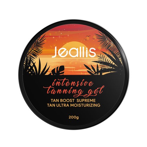 Jeallis Extreme Dark Intensive Tanning Luxe Gel Pineapple, Tan Accelerator for Outdoor Sun and Tanning Beds, Sun Tan Intensifier with Dark Carrot Sun Tanning Oil for Natural Faster Darker Tan 6.8oz