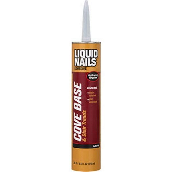 LIQUID NAILS CB-10 Cove Base and Stair Tread Adhesive (10-Ounce)