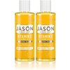 Jason Naturals Vitamin E 5000 IU Skin Oil (Pack of 2) with Sunflower Oil, Safflower, Rice, Avocado, Sweet Almond, Apricot and Wheat, 4 oz. Each