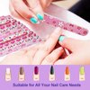 Nail Files (24 Pack), Colorful Emery Board Nail File for Natural Nails Double Sided 180 Grit Professional Fingernails Flowery Emory Boards Buffer Manicure Tool Nail Shaping Buffing Smoothing Filer