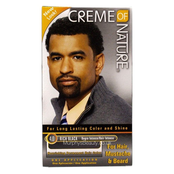 Creme of Nature Color Gel Mens # 4.0 Rich Black