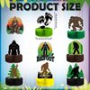 9 Pcs Bigfoot Honeycomb Centerpiece Bigfoot Theme Birthday Supplies Bigfoot Party Decorations Bigfoot Double Side Table Topper Party Favor for Bigfoot Outdoor Halloween Jungle Party Supplies Decor