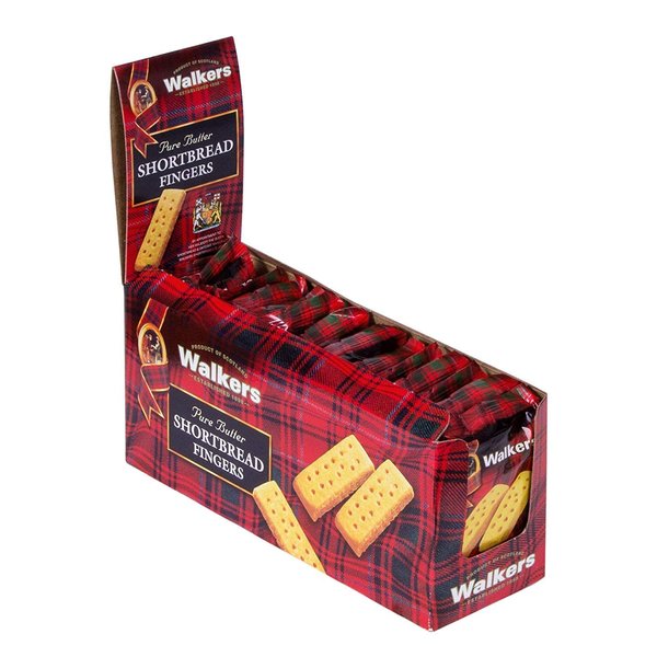 Walker's Shortbread Fingers, Pure Butter Shortbread Cookies, 1.0 Oz, 15 Count (Pack of 2)