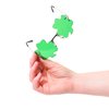 Big Mo's Toys St. Patrick’s Day Irish Shamrock Leaves Green Leprechaun Costume Glasses, 1 Pair