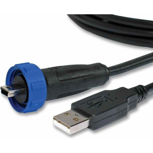 BULGIN PX0441/3M00 Lead, STD USB A to Mini USB B, 3M