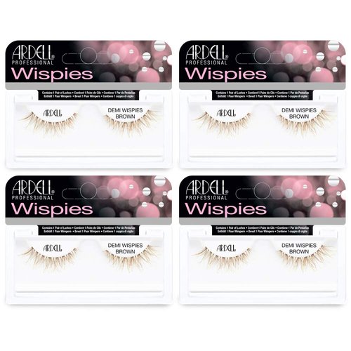 Ardell False Eyelashes Demi Wispies Brown (4 Pack)