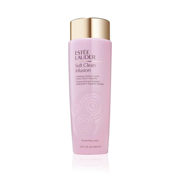 Estée Lauder Soft Clean Infusion Hydrating Skin Essence Face Lotion with Amino Acid + Waterlily, 13.5 oz.