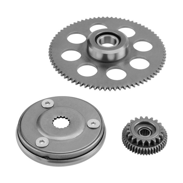 Starter Clutch Gear Kit For Compatible with Polaris Outlaw 110, Outlaw 50, Outlaw 90, Sportsman 110 EFI, Sportsman 90 Replace 0453466 0454961 0455258 0450178