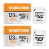 Gigastone 128GB 2-Pack Micro SD Card, 4K Video Pro, GoPro, Surveillance, Security Camera, Action Camera, Drone, 95MB/s MicroSDXC Memory Card UHS-I V30 Class 10