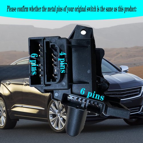 SHERXIBO Headlight Dimmer Turn Signal Switch Compatible with 2006-2013 Chevy Impala 2014-2016 Chevy Impala Limited 2006-2007 Chevy Monte Carlo Replace for: 15289426 10349752 D6205E