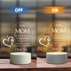 Gifts for Mom - Engraved Night Light, Mom Birthday Gifts, Mom Gifts from Daughter Son on Mothers Day Christmas, Night Lamp Present