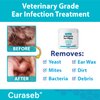 Curaseb Cat & Dog Ear Infection Treatment Wipes – Soothes Itchy & Inflamed Ears – Cleans Debris and Buildup – 100 Count