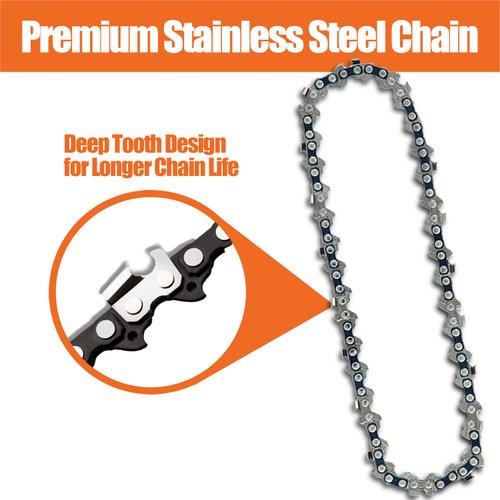 4 Pcs Mini Chainsaw Chain 4 Inch Replacement Chains for Cordless Electric Portable Chainsaw, Durable Carbon Steel Saw Chains for Pruning Shears and Wood Cutting