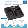 2 Pack of DMW-BMB9 Batteries and USB Dual Battery Charger for Panasonic Lumix DC-FZ80, DMC-FZ40K, DMC-FZ45K, DMC-FZ47K, DMC-FZ48K, DMC-FZ60, DMC-FZ70, DMC-FZ100, DMC-FZ150 Digital Camera