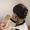 Pink Metal Cute Cat Hair Claw Clips - Kawaii Hair Accessories for Girls - Metal Claw Clips for Women Girls