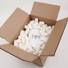 Magicwater Supply - .25 Cu Ft - Bio Tube Recycled Anti Static Packing Peanuts - Compostable & Biodegradable Cushion for Shipping - Dust-Free & Abrasion Resistant - Void Filler