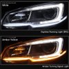 OPP ULITE Switchback Led Strip Light, Amber Turn Signal White DRL, 24 Inch Flexible Headlight Stirp Tube Lights (White Amber WYDT-60)