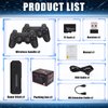 KINMRIS X2 Plus 4K Game Stick HD Video Game Console 256G Built-in 58000 3D Games 50+ emulators With Two Wireless Controller
