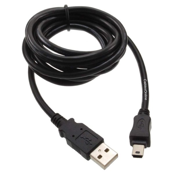 CablesOnline, 6ft USB 2.0 A-Type Male to Mini-B 5-Pin Male Shielded USB Cable, USB2-A506