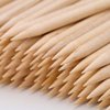 AHIER 50PCS/150PCS/500PCS/1000PCS Nail Art Orange Wood Sticks Cuticle Pusher Remover Manicure Pedicure Tool 110mm (150P)