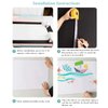 Warasee Magnetic Dry Erase Whiteboard Paper, 16" x 24" Self Adhesive Whiteboard for Wall, Easy to Write and Clean Dry Erase Board for Kids, Office, Home, with Marker, Magnetic Eraser and Magnets