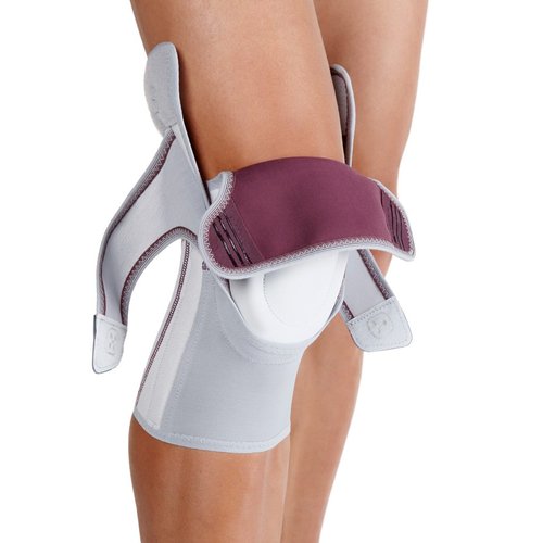 PUSH care Knee Brace for Knee Pain and Instability. Comfortable, Adjustable Compression and Support for Arthritis, Runner’s Knee, Patellofemoral Syndrome, and Knee Instability (Size 1)