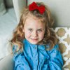 Red Velvet Ribbon Hair Bows Alligator Clip Barrettes Hairpins 4inch Girls Christmas Valentines New Year Gift Fall Outfit Decor Accessory for Women Toddler Teen Kids Baby