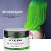 NYKKOLA Unisex Hair Wax Color Dye Styling Cream Mud, Natural Hairstyle Pomade, Washable Temporary,Party Cosplay (Green)