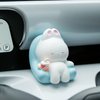 YGMONER Car Dashboard Rabbit Enjoying The Sun Ornaments Cute Car Interior Decor Accessories Room Decorative Desktop Decorations (Rabbit)