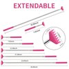 Gifts for Women,Mom Gifts from Daughter Son,Back Scratcher Extendable,Cool Stuff Gadgets Tools Gift Ideas for Her,Wife,Grandma,Coworker, Funny Gag White Elephant Gifts for Adults,Kids(Pink 2 Pack)