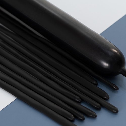 260 Balloons Black, Thickened 100 Pack Long Balloons Twisting Skinny Magic Balloons for Balloon Arch Animals Clown Kids Birthdays Party Baby Shower Bachelorette Weddings Decorations Supplies