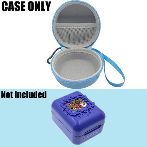 LeoTube Hard Carrying EVA Case Compatible with Bitzee Digital Pet Interactive Virtual Toy, Storage Travel Holder for Bitzee Virtual Electronic Pets and Accessories (Case Only) (Blue)