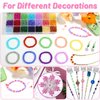 shynek 1400 Piecess 6mm Round Glass Beads for Jewelry Making, 28 Colors Crystal Beads for Bracelets Jewelry Making and DIY Crafts