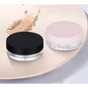 HLLMX 2 PCS Empty Loose Powder Container 10g Reusable Loose Powder Compact Case Make Compact Container DIY Makeup Powder Case with Sponge Powder PuffElasticated Net Sifter and Threaded Screw Lid(Black,Pink)