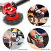 Wire Cup Brush Set Packaged with 4 Different Wire Wheel Brushes for Angle Grinder 4 1/2 Angle Grinder and 5/8”-11 Thread Arbor(4 Packs )