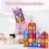 Asago Magnetic Tiles Princess Castle Toys for Girls Kids Ages 1-3,3-5 4-8 8-12, Diamond Magnet Building Blocks Birthday Set for 3 4 5 6 Toddlers Girl, Stem Educational Toddler Toy