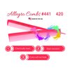 Allegro Combs Rat Tail And Barber Comb Stylist Combs Set Rattail Styling Parting Comb Hair Stylist Tail Comb Men Combs Women Combs Kids Comb Fresh Color 2 Pc. (Neon Pink)