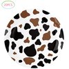 Brown Cow Print Birthday Party Supplies, Include 20 Brown Cow Print Plates and 20 Brown Cow Print Napkins, for Brown Cow Print Theme Birthday Party Decorations