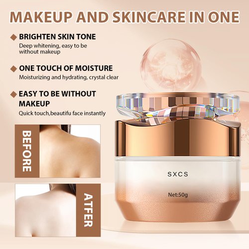 Berthg SXCS Lady Makeup Cream，Nicotinamide Vitamin C Plain Face Cream, Nicotinamide Cream for Face, Multifunctional Hydrating Makeup Cream with nicotinamide
