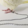 Bird Foot Chain Flying Stainless Steel Training Rope Outdoor Parrot Ankle Foot Ring Accessories Bird Harness Leash Prevent Escaping (Model7)