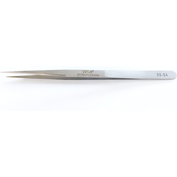 Alluring Eyelash Extension Tweezers - Straight, Curved, Semi Curved for Volume & Classic Eyelash Application(5A-SA, 5B-SA, 6A-SA, 1-SA, SS-SA, 7-SA) (SS-SA)