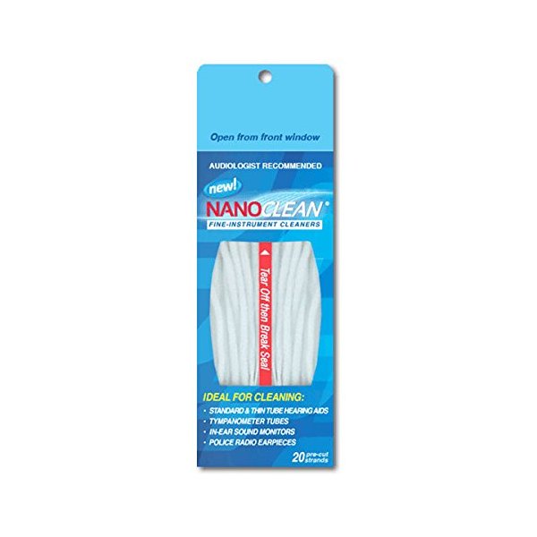 NanoClean Fine Instrument Hearing Aid Cleaners (20-strand pkg)