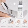 SUPWEE Silver Reflective Gel Polish Liner Gel Glitter Diamond Gel Liner Nail Art for Nails Sparkle Disco Drawing Gel Liner Polish Nail Painting for DIY Nail Art Design Manicure Soak Off Lamp Gel